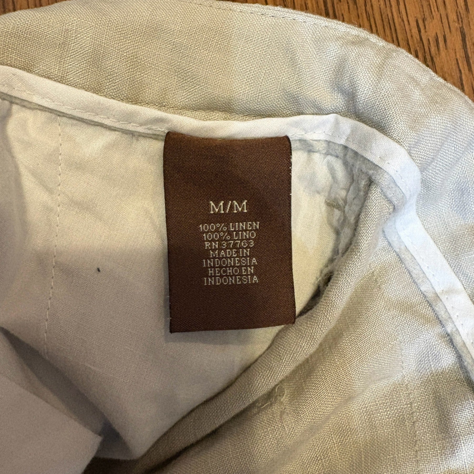 2000s Perry Ellis "LINEN" Easy Pant