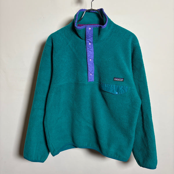 1980s Patagonia "Emerald Green" SYNCHILLA SNAP-T