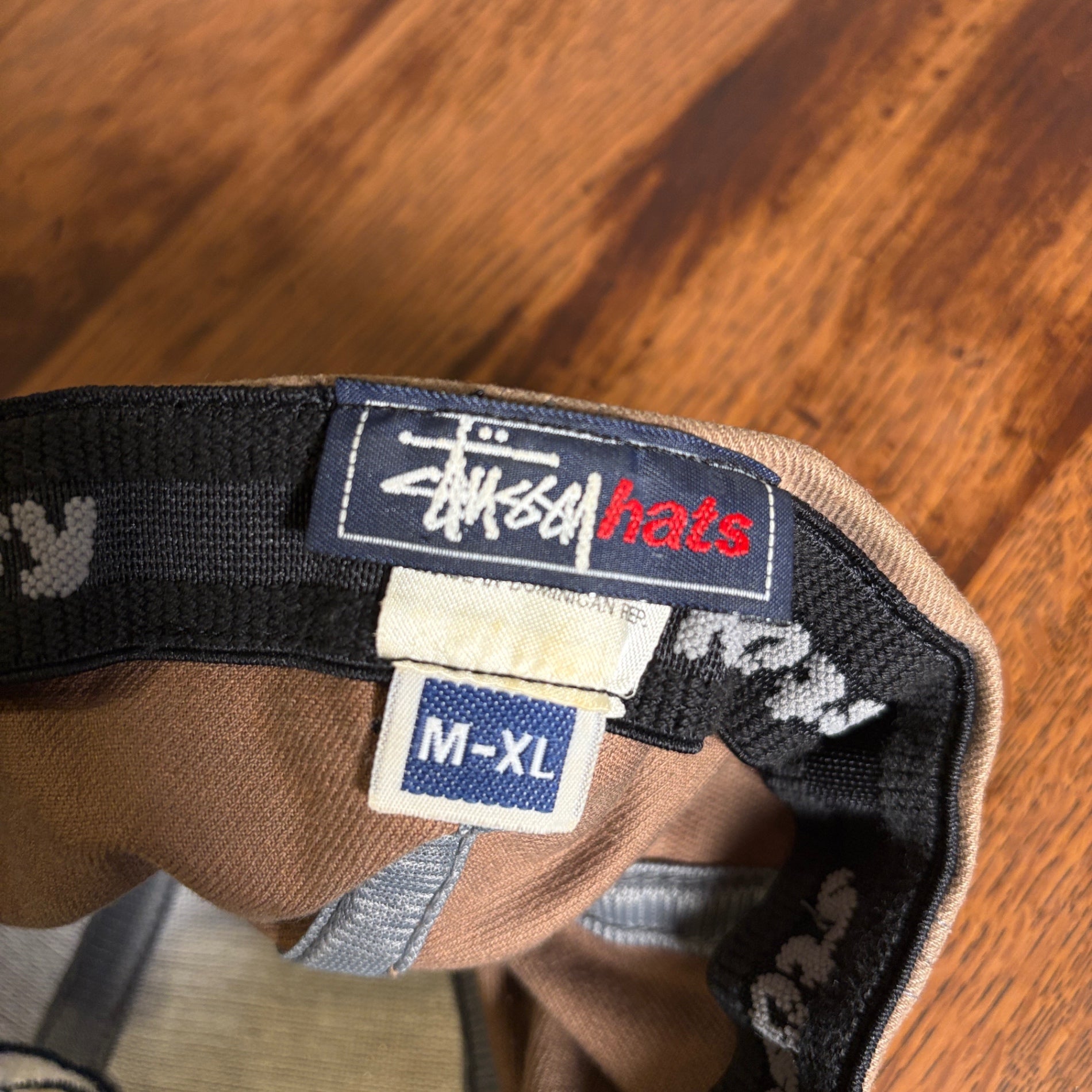 1990s STUSSY "OLD ENGLISH" Logo Baseball Cap