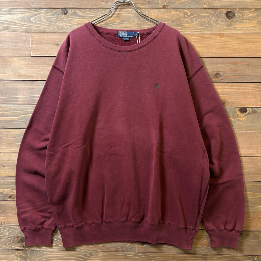 1990s Polo Ralph Lauren "Burgundy" Sweat Shirt