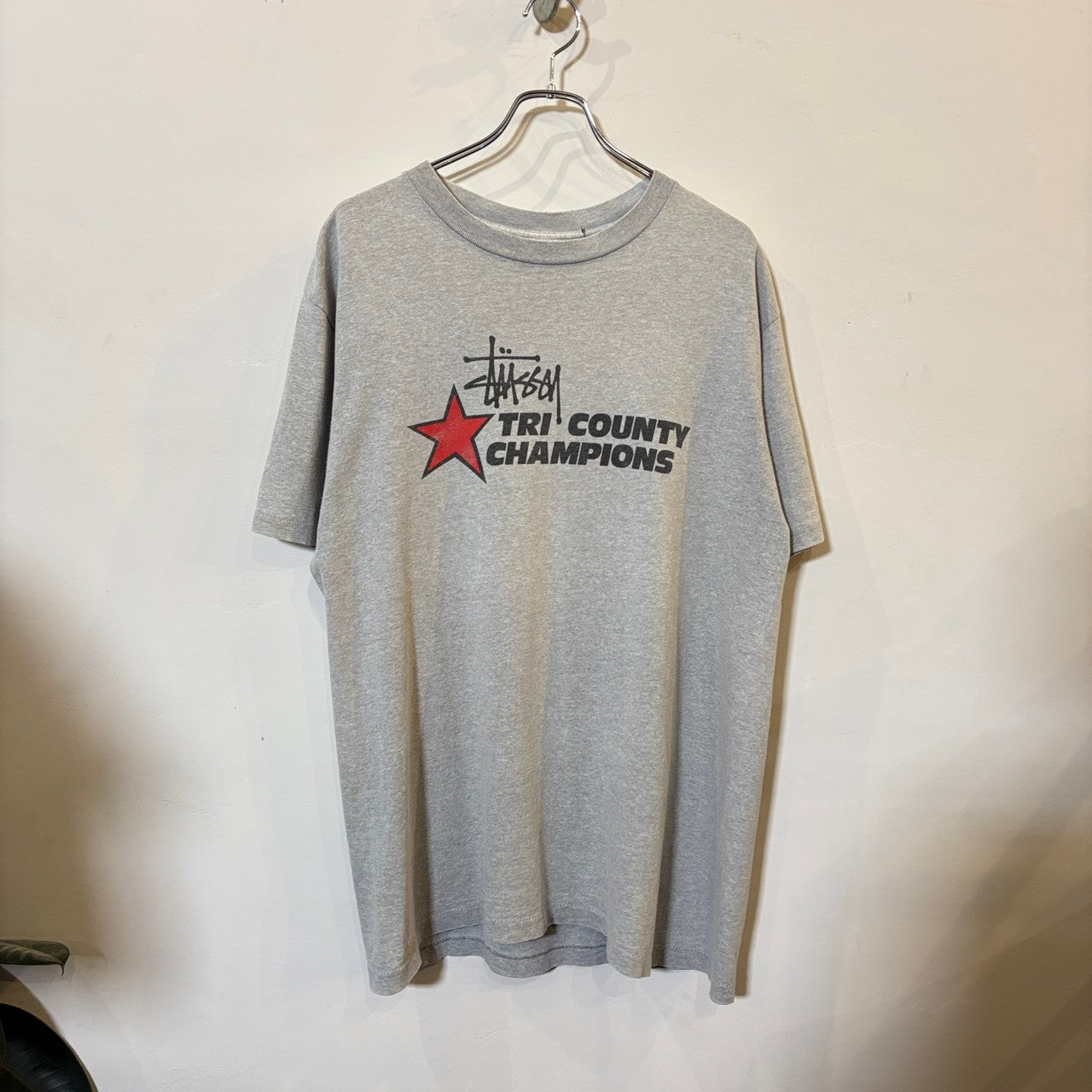 1990s STUSSY "TRI COUNTY CHAMPIONS" T-Shirt