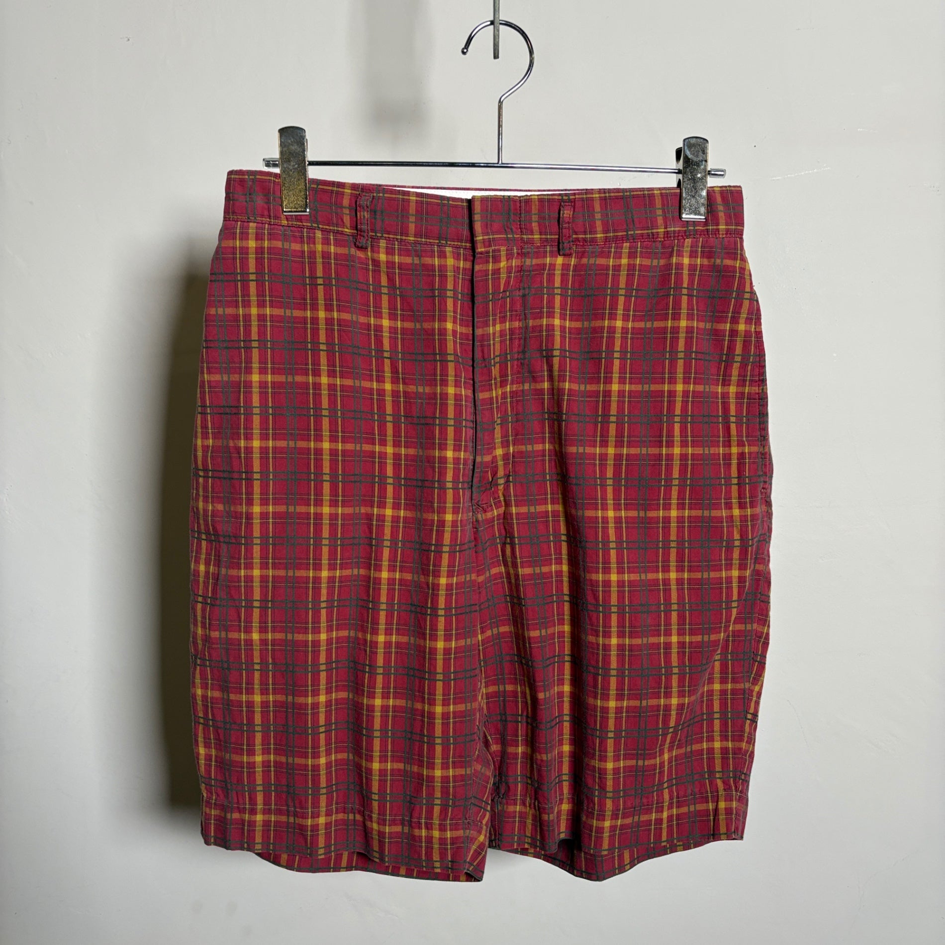 1990s RRL "Buckle Back" Plaid Short Pant