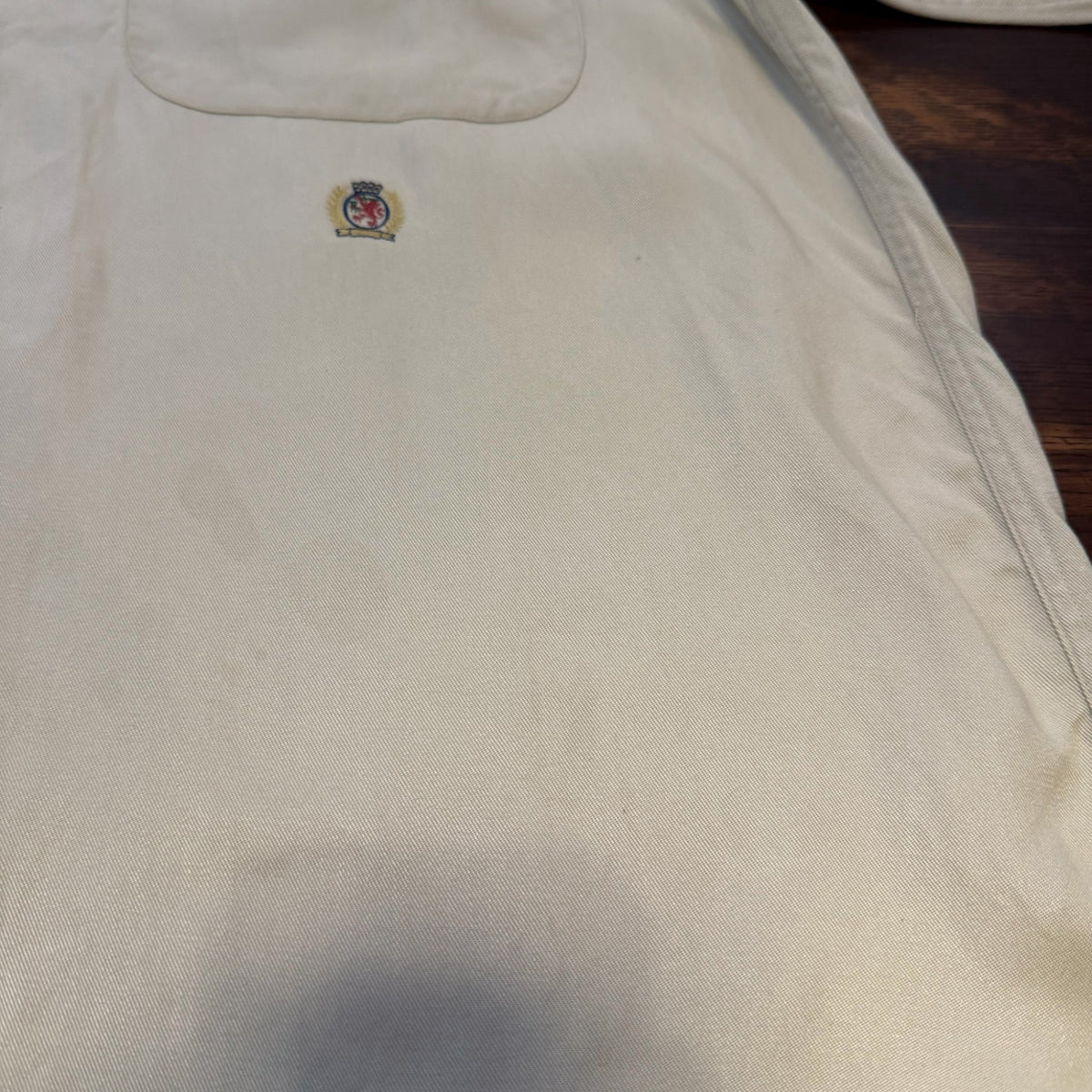 1990s TOMMY HILFIGER "Rayon" Open Collar Shirt
