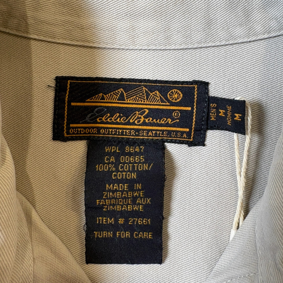 1990s Eddie Bauer "Black Tag" B/D Shirt