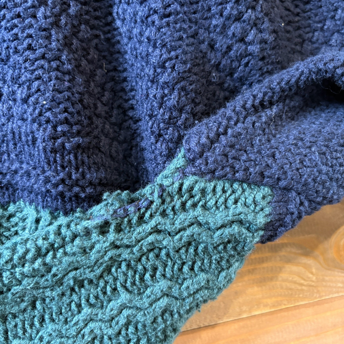 1980s Eddie Bauer "Color Block" Cotton Knit