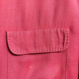 1950s McGregor "Burgundy" Rayon Gabardine Shirt