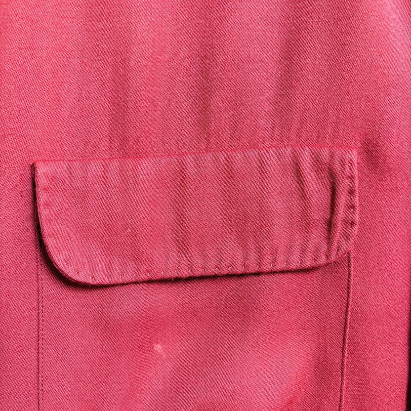 1950s McGregor "Burgundy" Rayon Gabardine Shirt