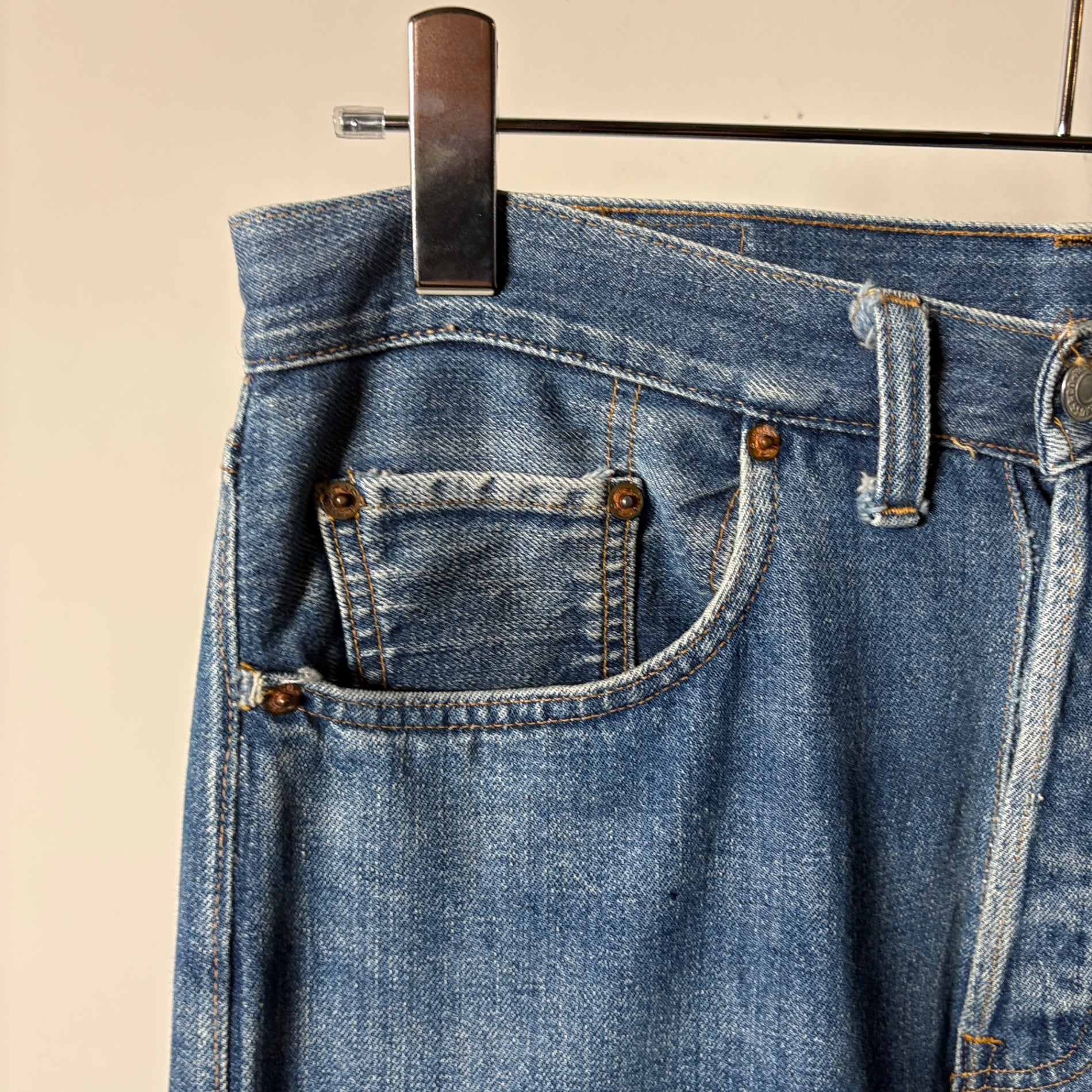 1970s Levi's "66 Single" Denim Pant