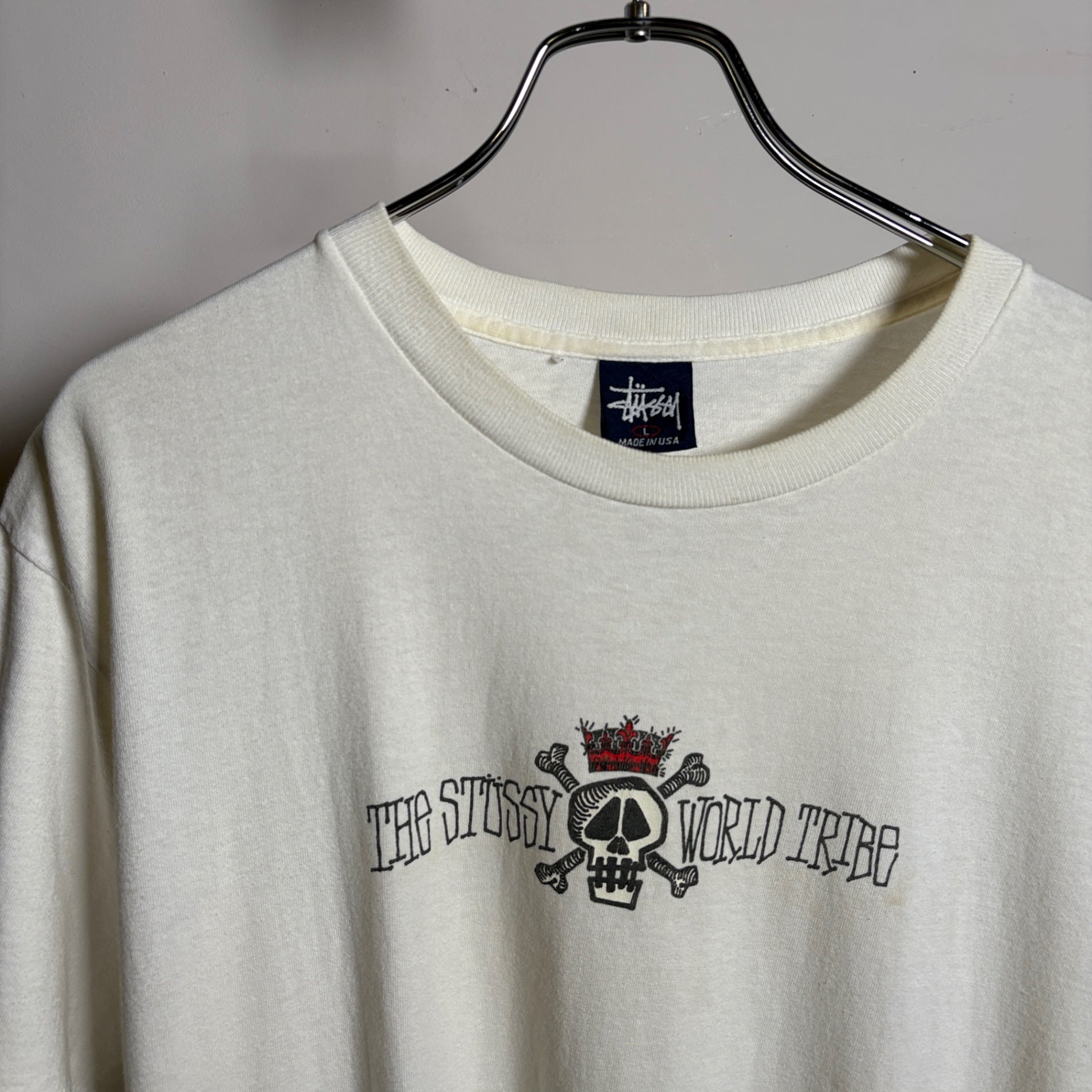 1990s STUSSY "Skull" T-Shirt