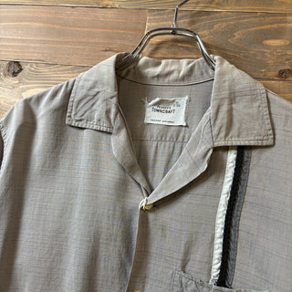 1960s TOWNCRAFT "Open Collar Cotton Shirt"