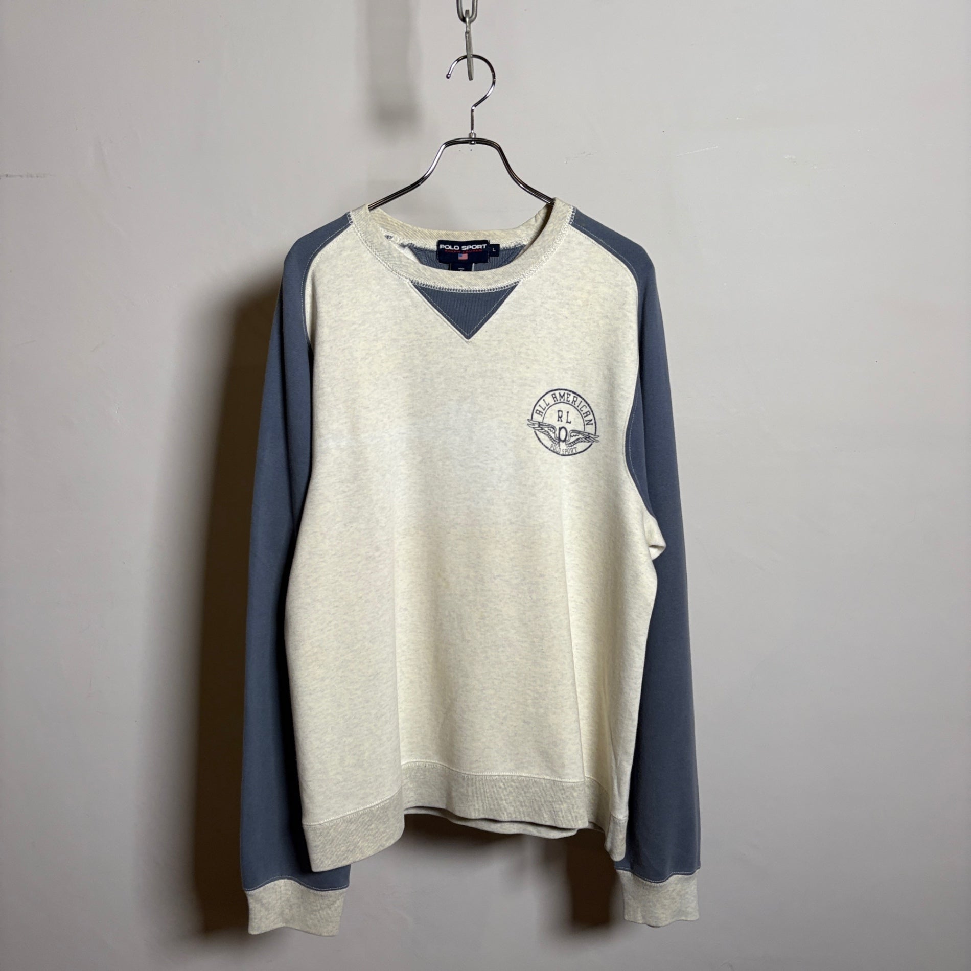 1990s POLO SPORT "Freedom Sleeve" Sweat Shirt