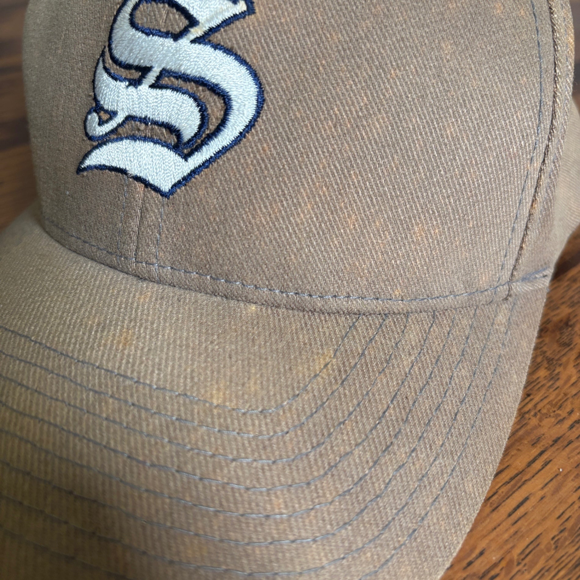 1990s STUSSY "OLD ENGLISH" Logo Baseball Cap