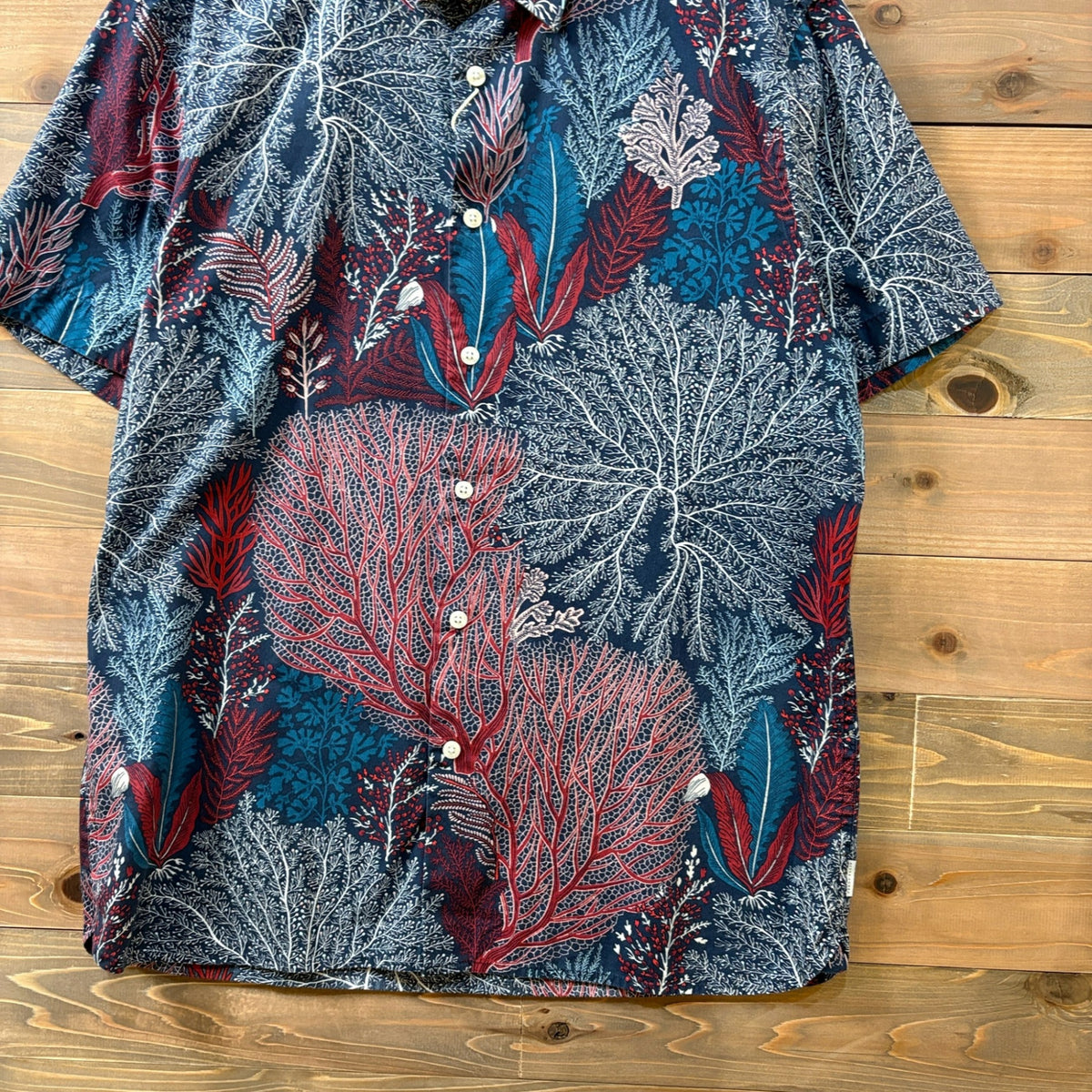 PERRY ELLIS All-over Pattern S/S Shirt
