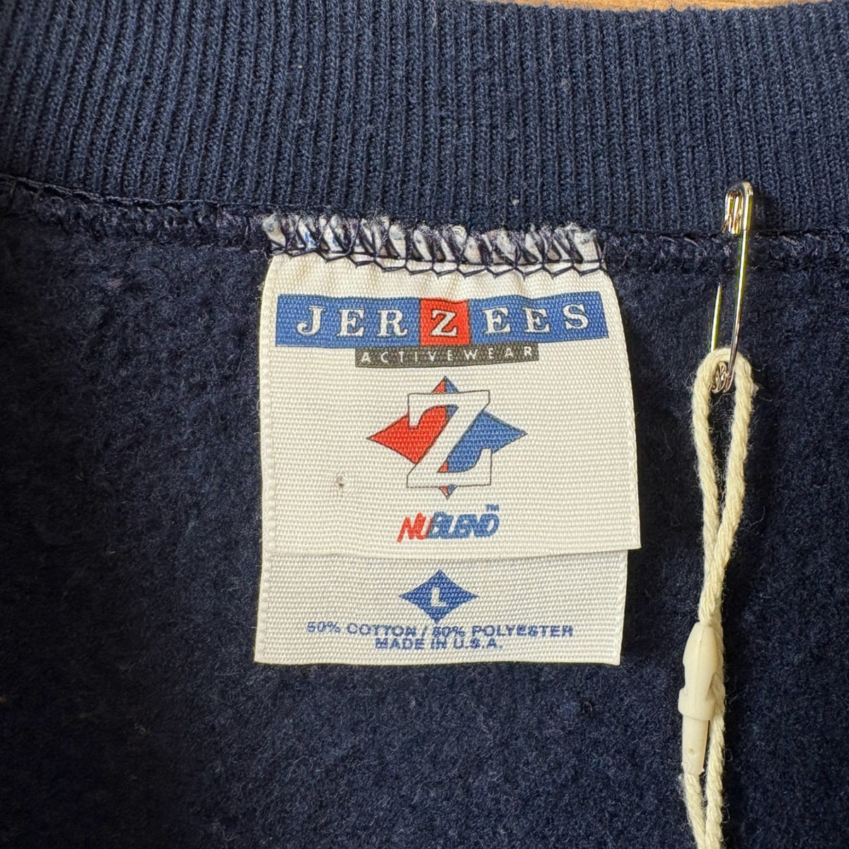 1990s JERZEES "NAVY" Blank Sweat Shirt