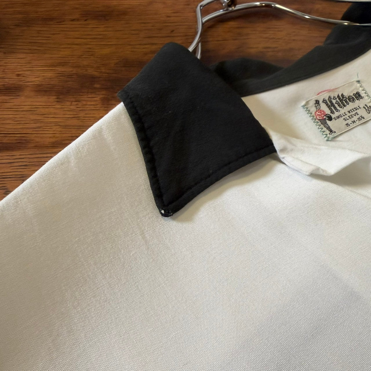 1960s Hilton "BLACK×WHITE" Bowling Shirt