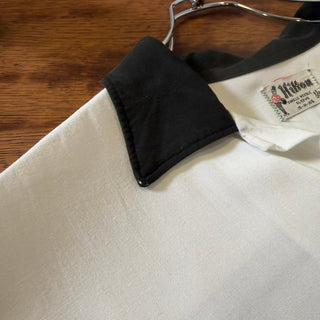 1960s Hilton "BLACK×WHITE" Bowling Shirt