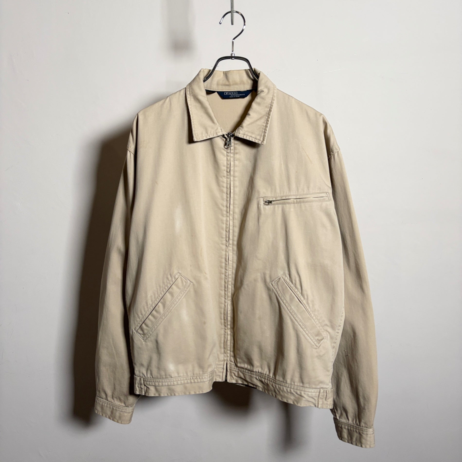 1980s Polo Ralph Lauren "Detroit Jacket TYPE" Drizzler Jacket