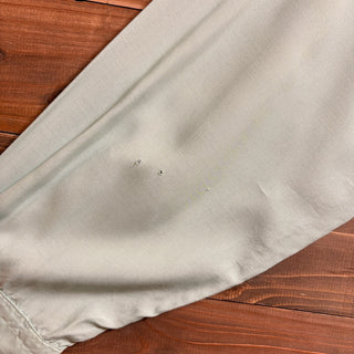 1940s Cavendish "Peppermint" Rayon Open Collar Shirt
