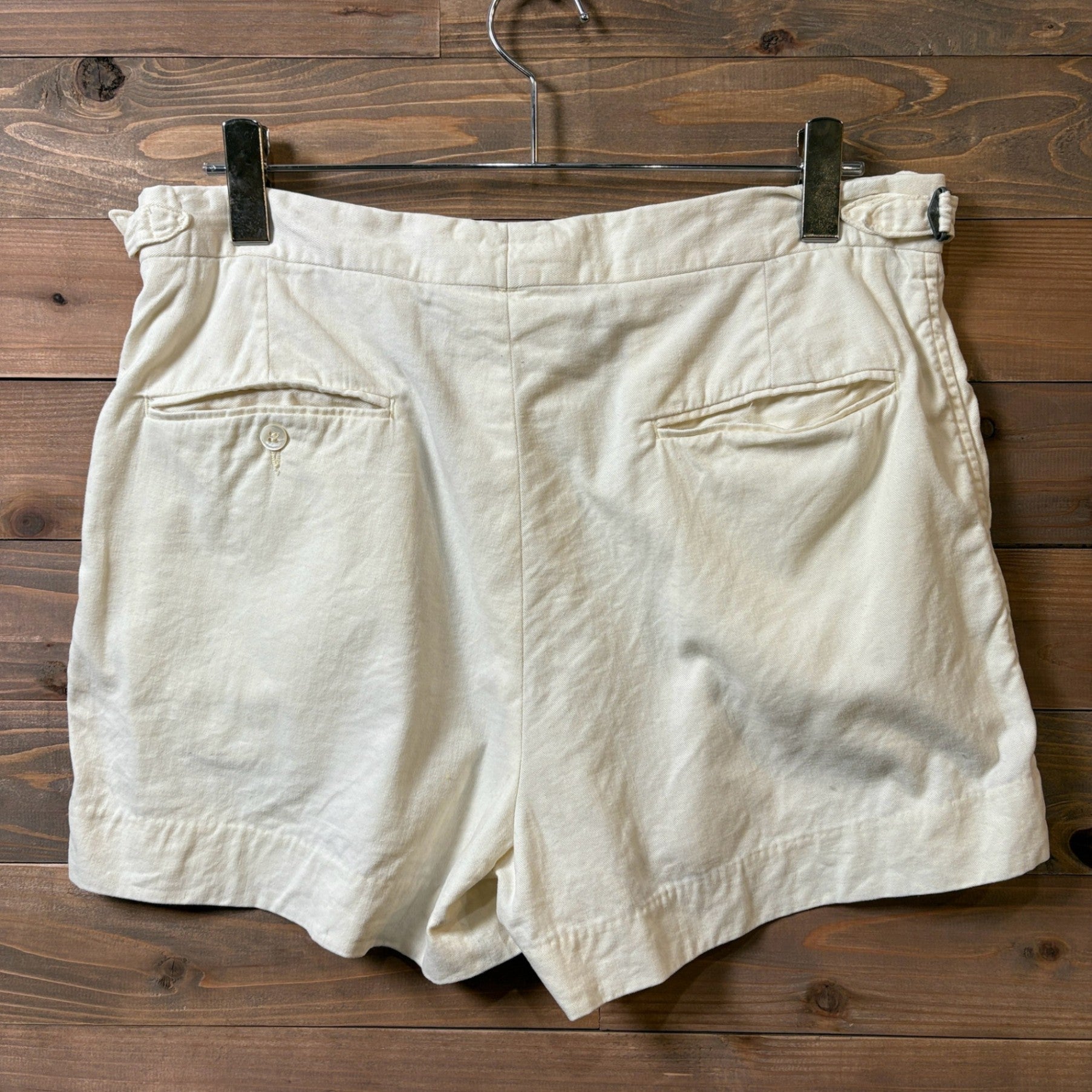 1980s Polo Ralph Lauren "Made in USA" Two-Tuck Shorts