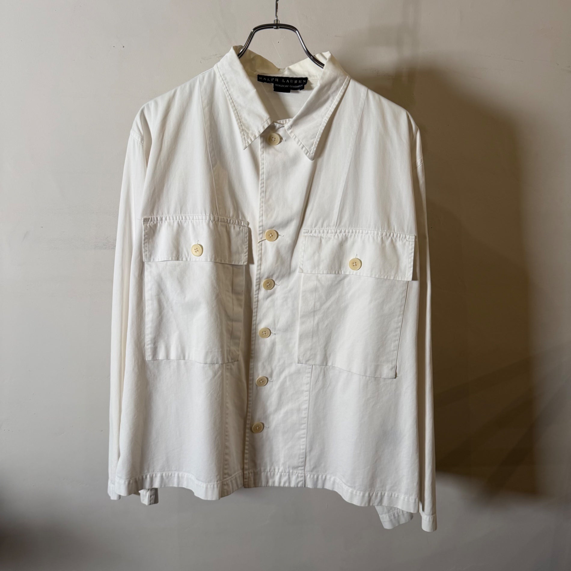 1990s RALPH LAUREN "M-43 HBT TYPE" Shirt Jacket