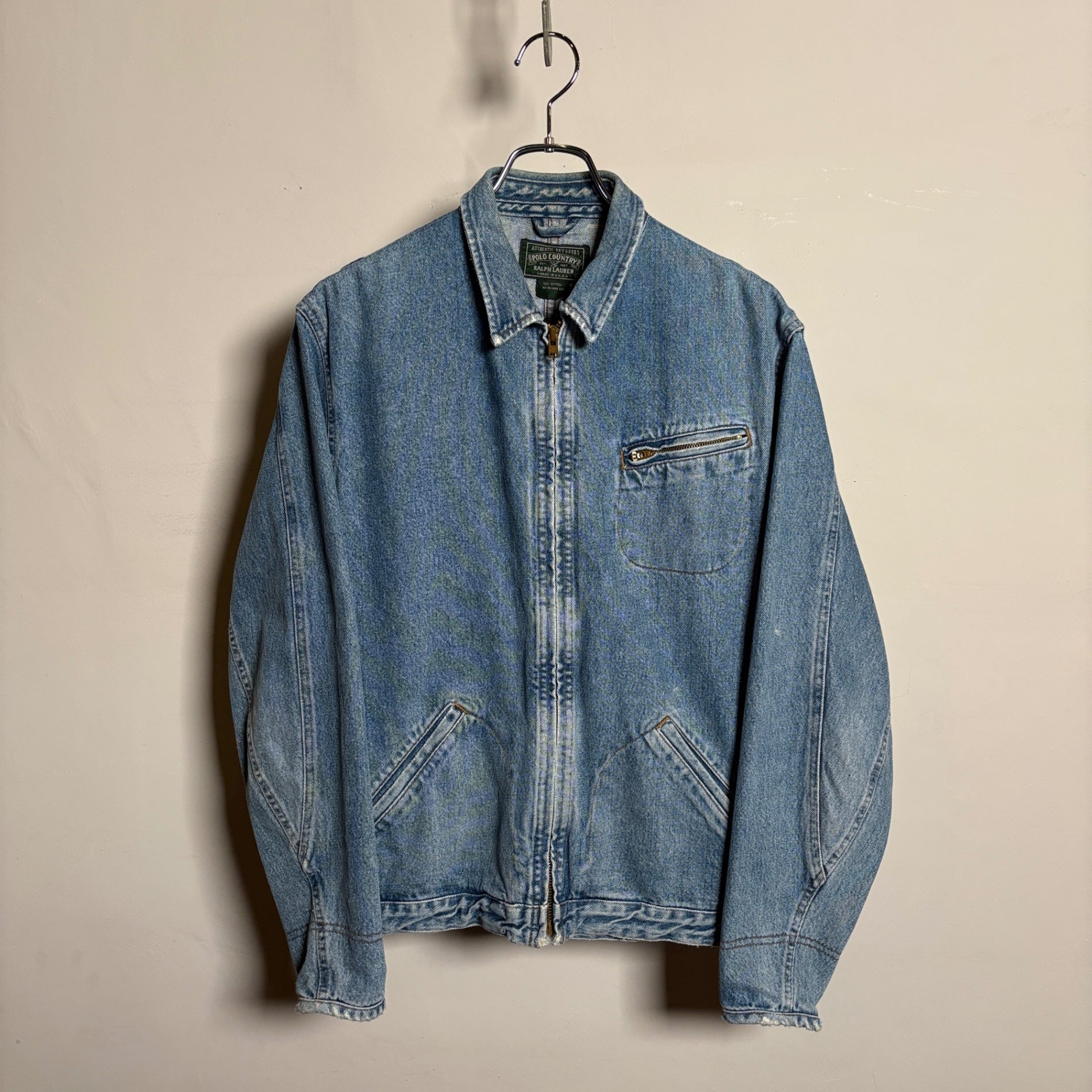 1980s POLO COUNTRY "91-B TYPE" Denim Jacket