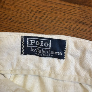 1980s Polo Ralph Lauren "Made in USA" Two-Tuck Shorts