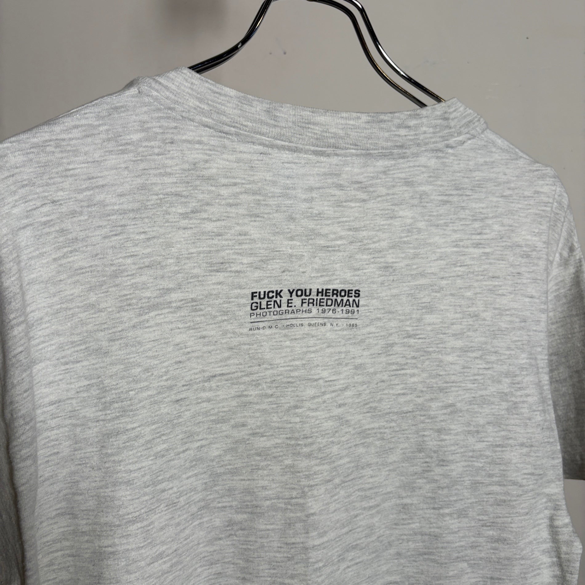 1990s Hanes "RUN DMC" FUCK YOU HEROES Promotion T-Shirt