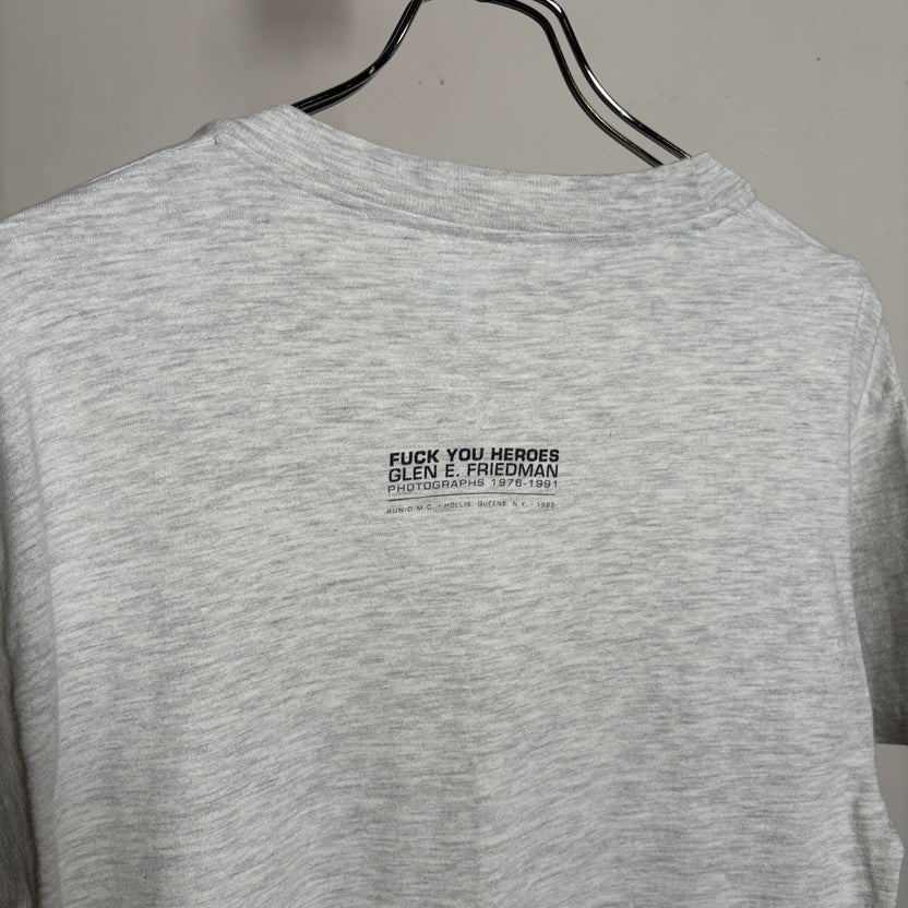1990s Hanes "RUN DMC" FUCK YOU HEROES Promotion T-Shirt