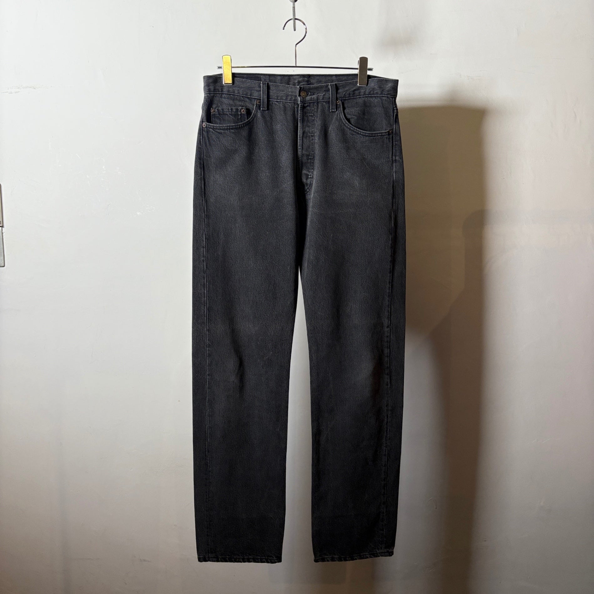 1990s Levi's 501 "Sulfur Black" Denim Pant