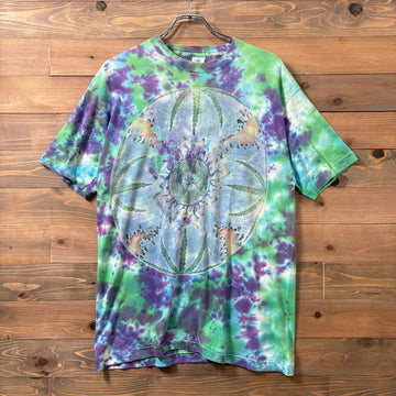 1990s FOTL "Mike Dubois" WEED ART Tye-Dye T-Shirt