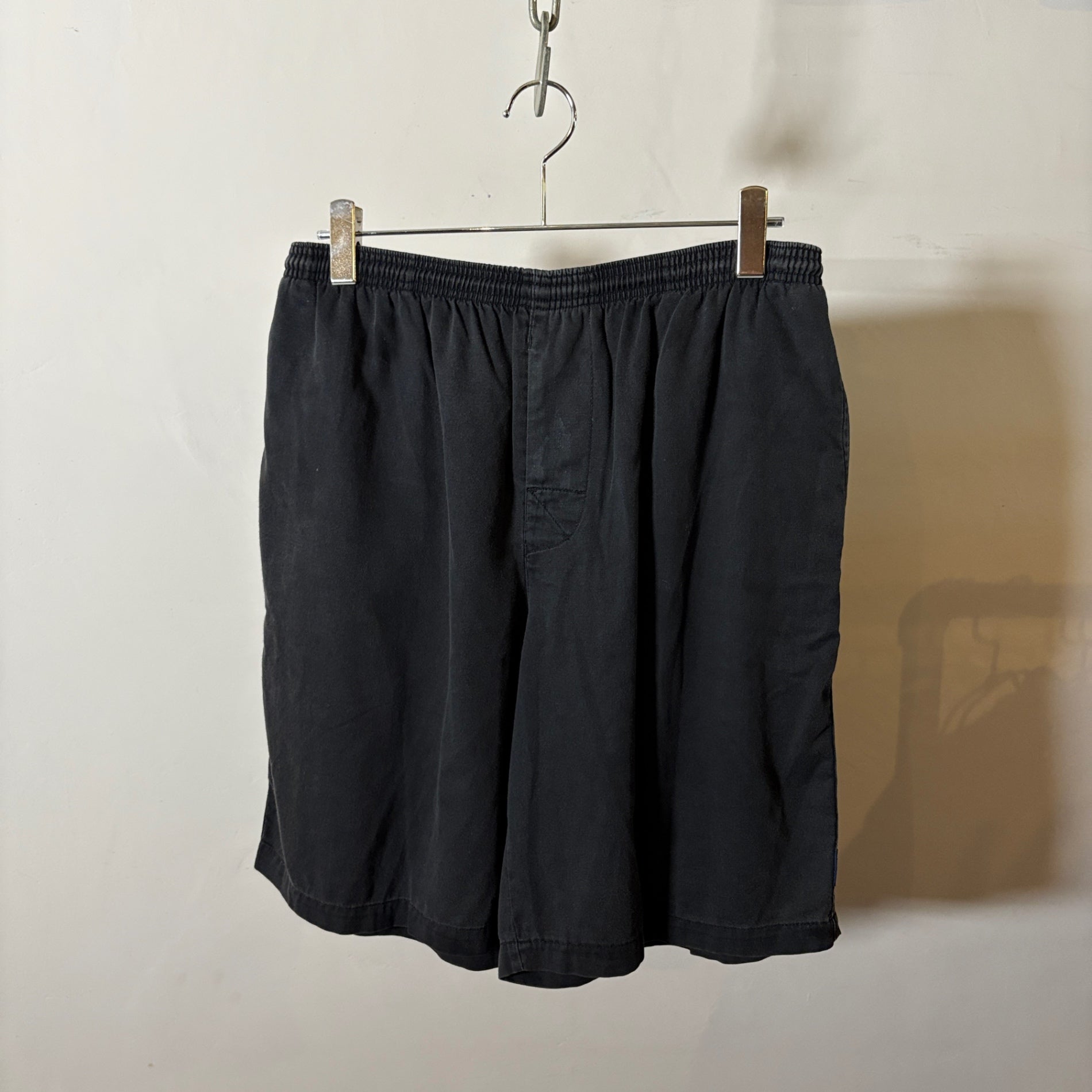 1990s STUSSY "BLACK" Easy Short Pant