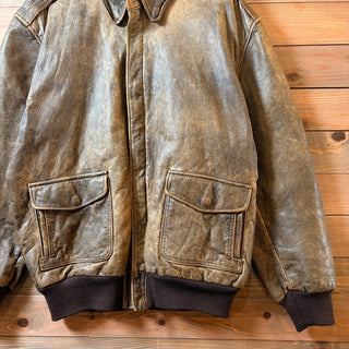 1980s L.L. Bean ”A-2 Type” Leather Jacket