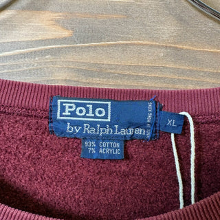 1990s Polo Ralph Lauren "Burgundy" Sweat Shirt