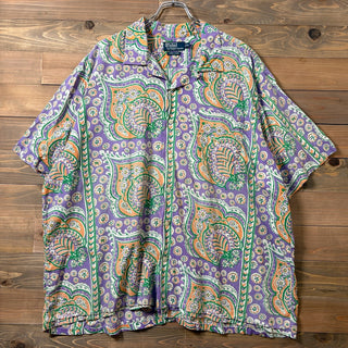 2000s Polo Ralph Lauren "ANDY CAMP" Paisley Open Collar Shirt