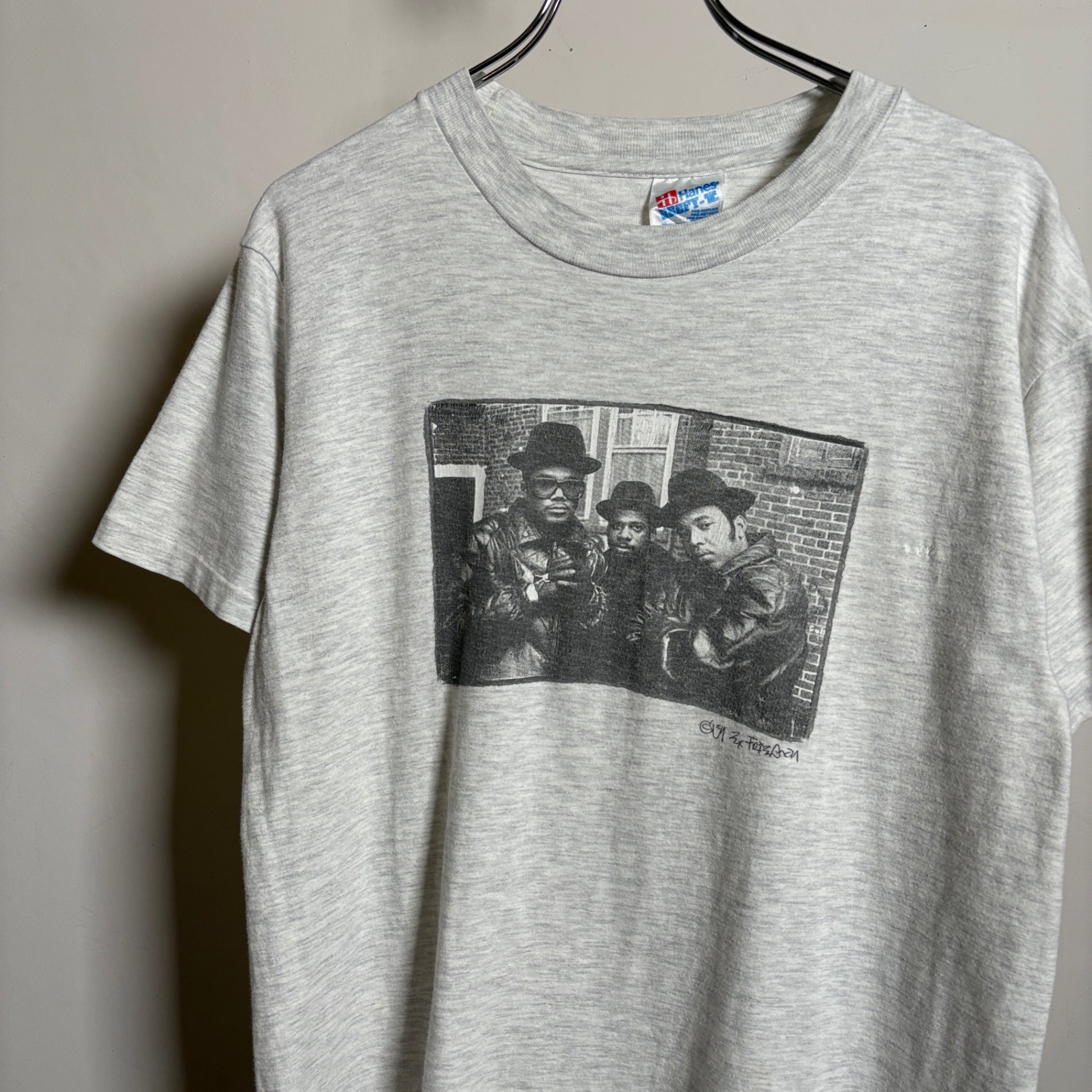 1990s Hanes "RUN DMC" FUCK YOU HEROES Promotion T-Shirt