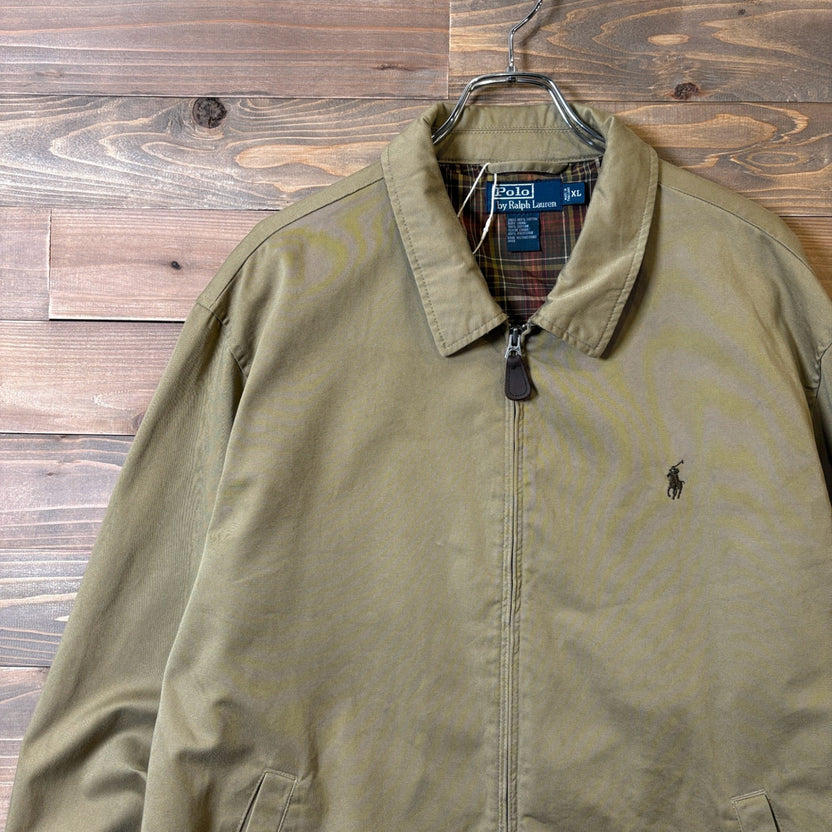 2000s Polo Ralph Lauren "Plaid Lining" Drizzler Jacket
