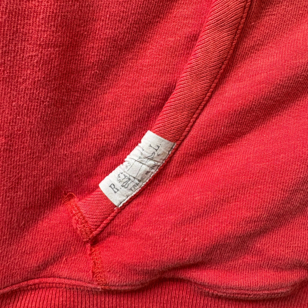 2000s Polo Ralph Lauren "RED" Thermal-Lined Zip Up Hoodie