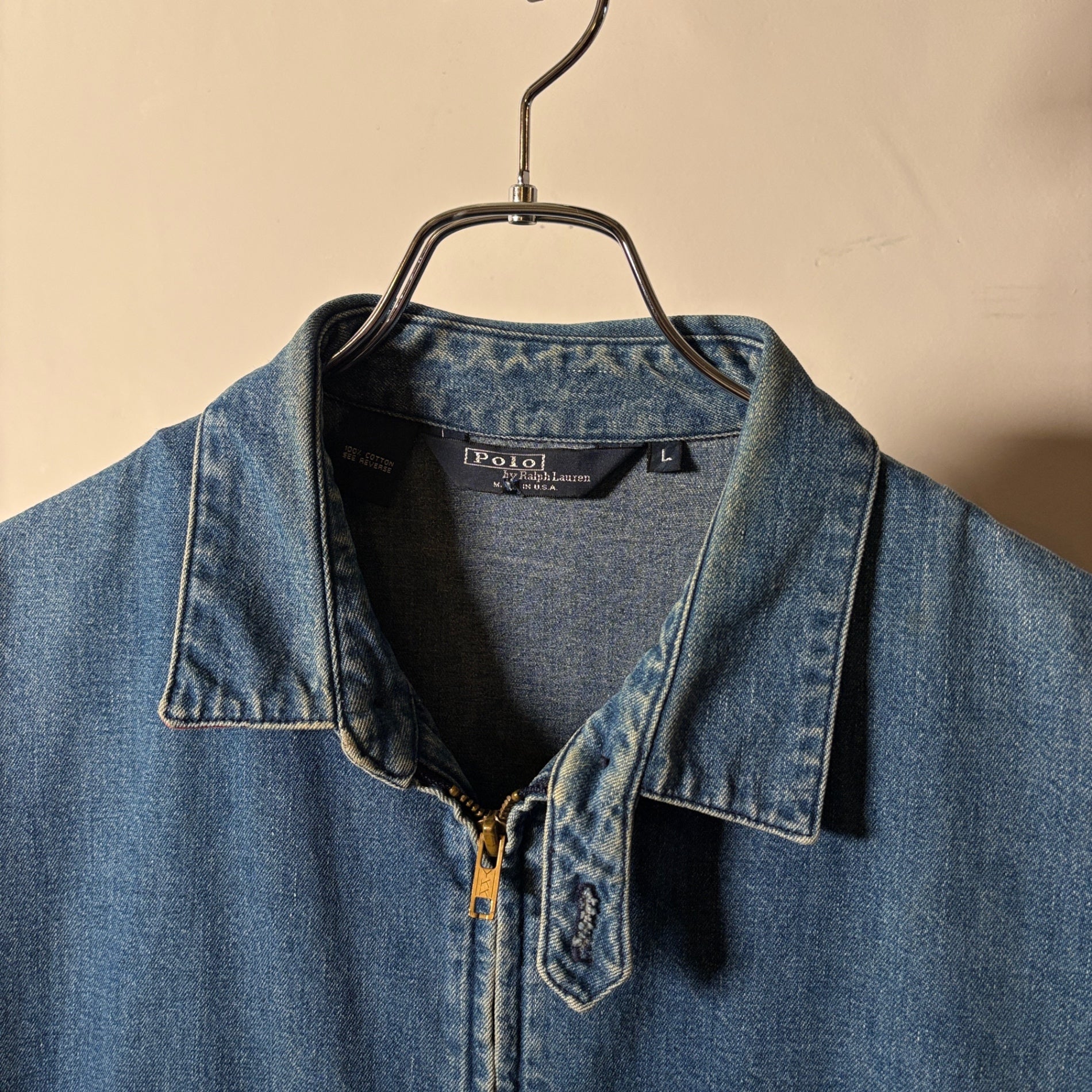 1980s Polo Ralph Lauren "Denim" Drizzler Jacket