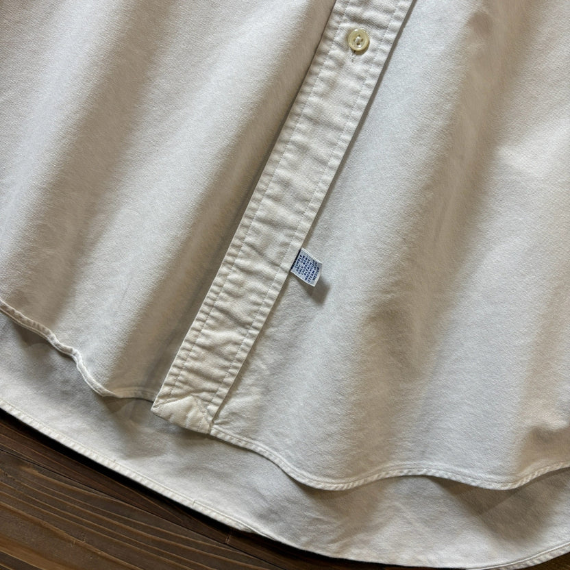 1990s Polo Ralph Lauren "WHITE" Oxford B/D Shirt