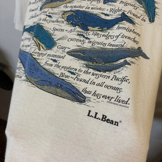 L.L. Bean "WHALES OF THE WORLD" T-Shirt