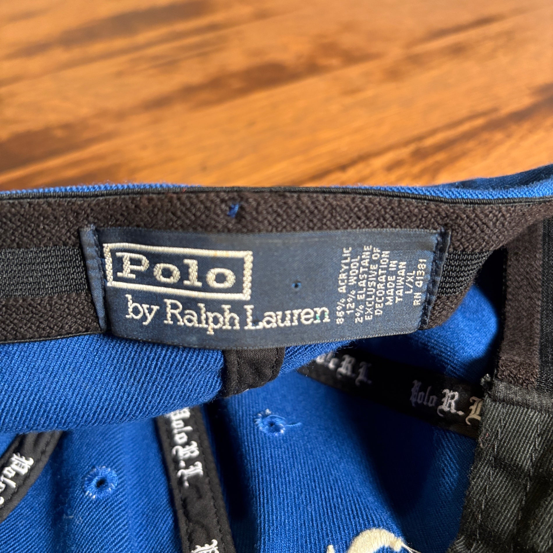 1990s Polo Ralph Lauren "OLD ENGLISH" Baseball Cap