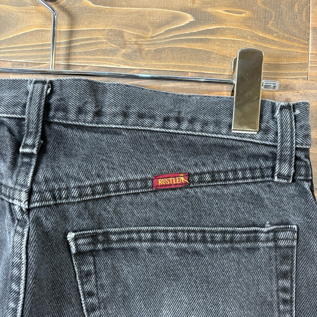 Wrangler Rustler Black Denim Pants