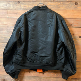 1990s Alpha Industries "Black" MA-1 Flight Jacket