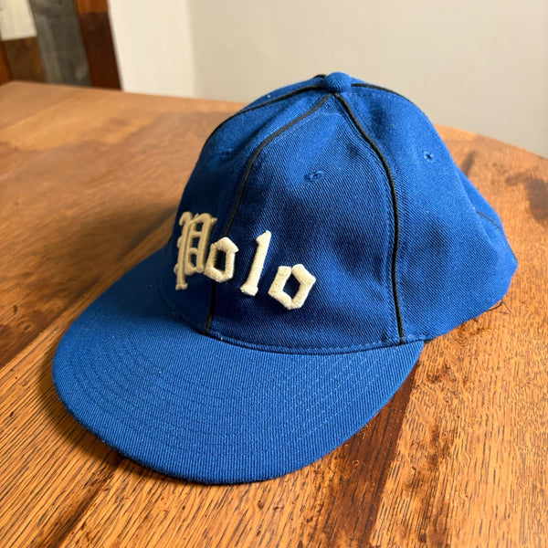1990s Polo Ralph Lauren "OLD ENGLISH" Baseball Cap
