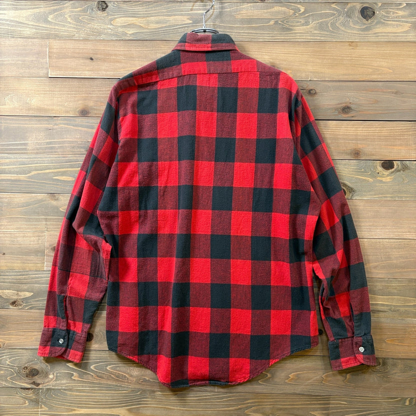 1990s American Eagle Buffalo Check Flannel Shirt