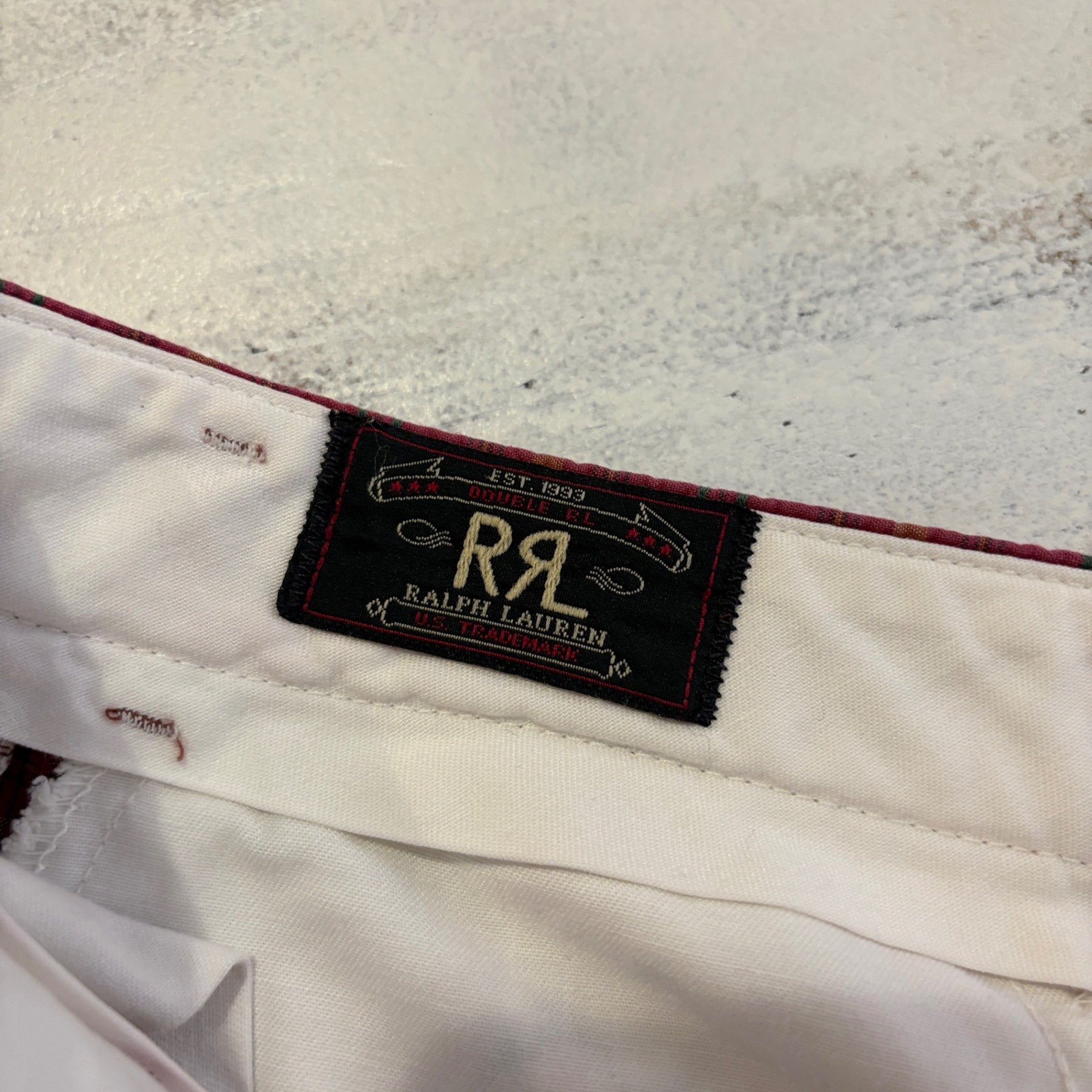 1990s RRL "Buckle Back" Plaid Short Pant