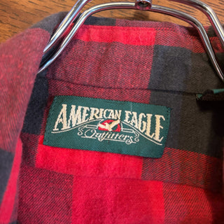 1990s American Eagle Buffalo Check Flannel Shirt