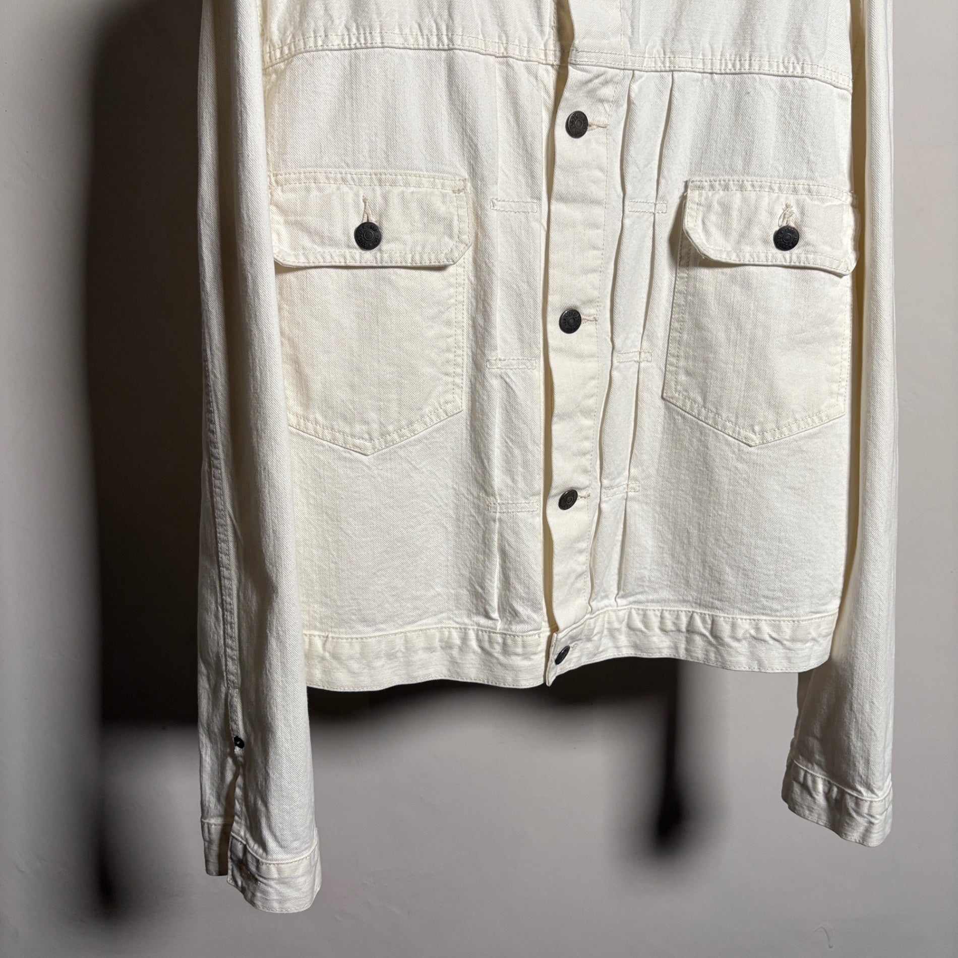 1990s Polo Ralph Lauren "WHITE" 2nd Type Denim Jacket
