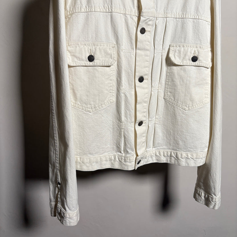 1990s Polo Ralph Lauren "WHITE" 2nd Type Denim Jacket