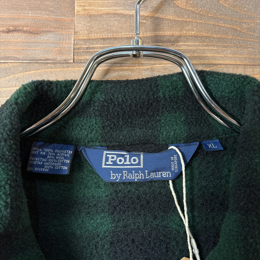 1990s Polo Ralph Lauren "Black Watch" A-2 Type Fleece Jacket
